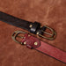 Durable leather belt for men or women