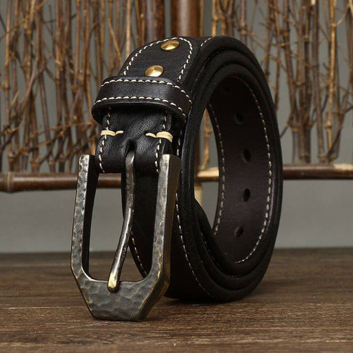 Men's leather belts for travel