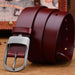 Casual leather belts for men