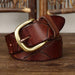 Men's classic leather belts