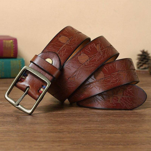 Leather belts for outdoor activities