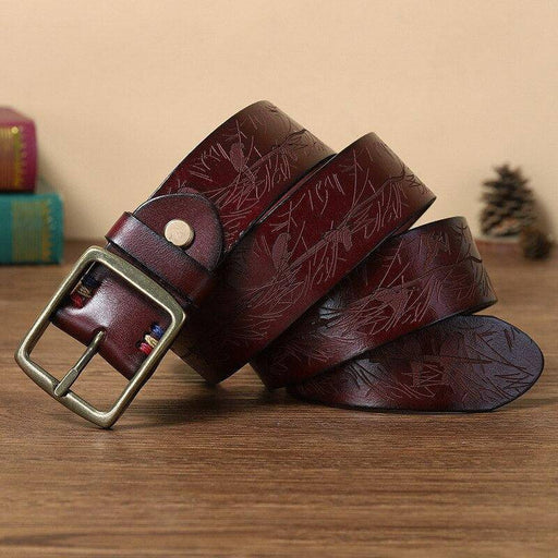 Leather belts for fashion