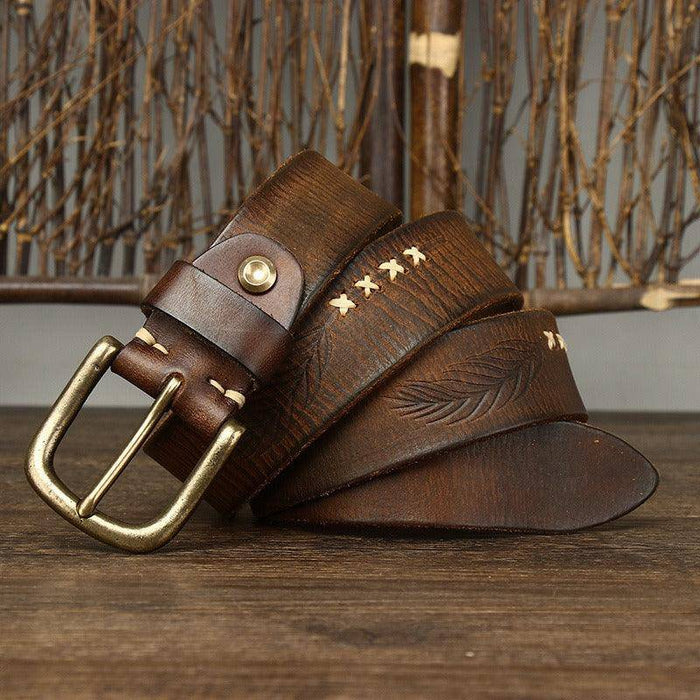 Affordable leather belts for men