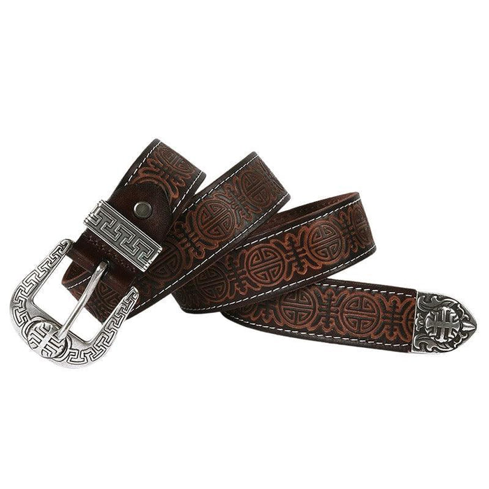 Western Leather Belt For Women, Yehuda Model