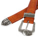 Designer leather belt for men or women