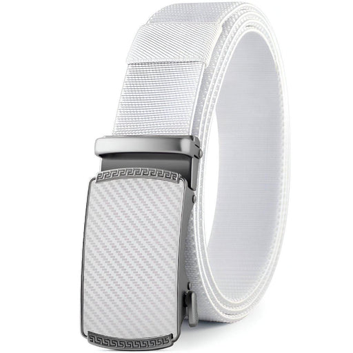 Men's Elastic Canvas Belt with Automatic Buckle