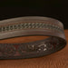 Men's leather belts with silver buckle