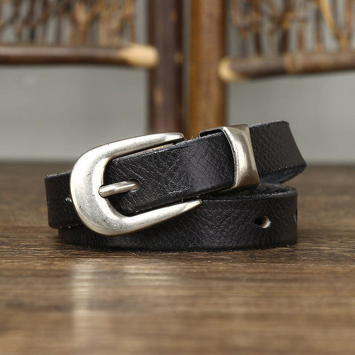 Monogrammed belts for women