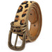 Leopard Print Belt and Star Rivets For Women, Nahuel Model