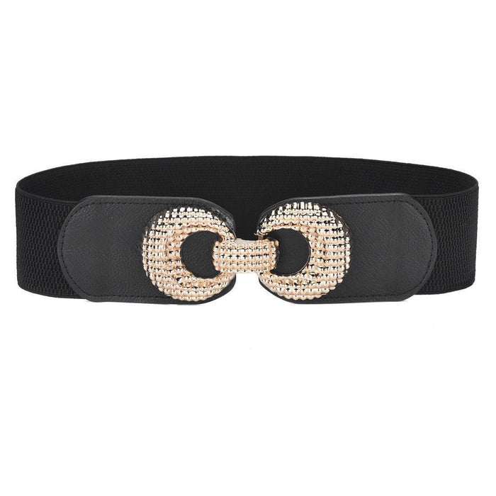 Ceinture large et élastique taille haute, modèle Krista