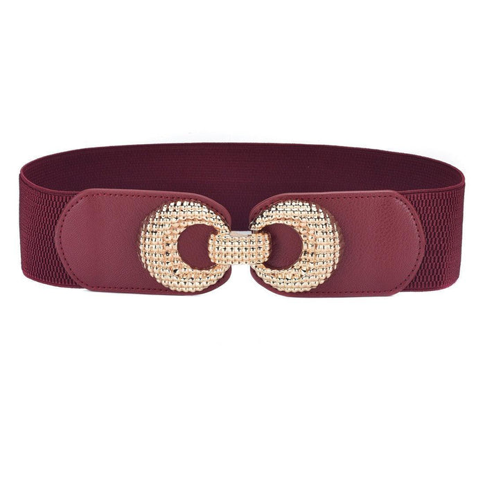 Ceinture large et élastique taille haute, modèle Krista