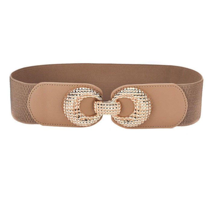 Ceinture large et élastique taille haute, modèle Krista