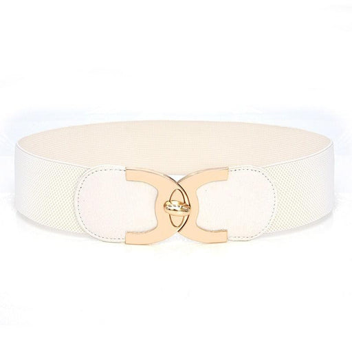 Ceinture large et élastique taille haute, modèle Maeva