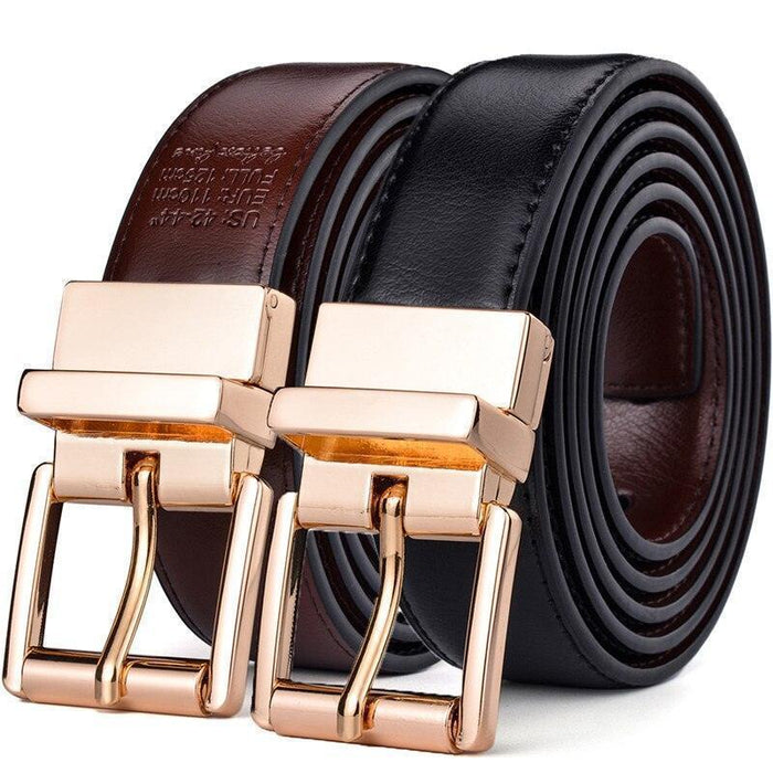 Reversible 2 in 1 Leather Belt For Women, Camille Model