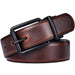 High-quality leather belts for men