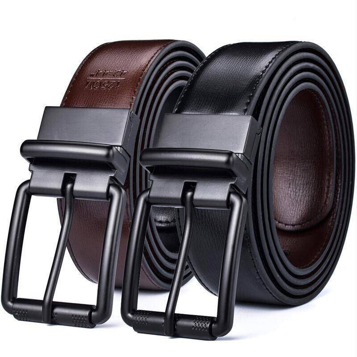 Men's classic leather belts