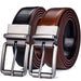 Durable leather belts for men