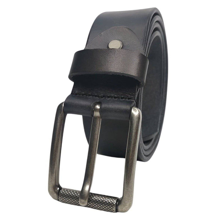 Leather belts for men with buckle