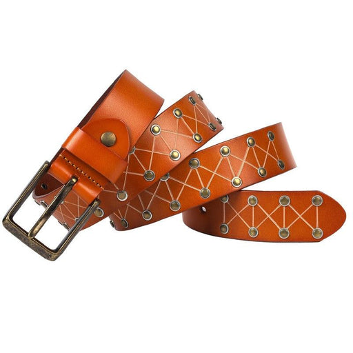 Leather belts for jeans