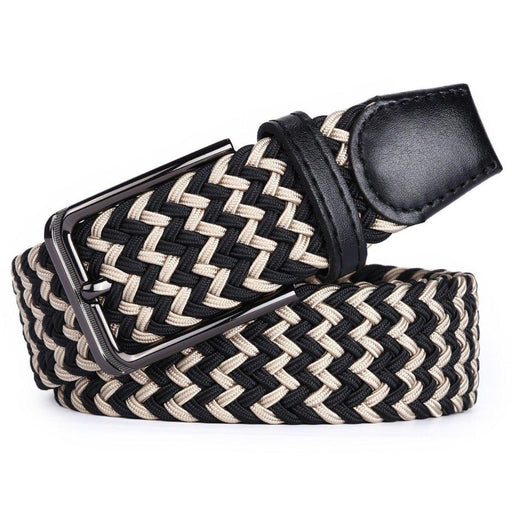 Adjustable braided belt