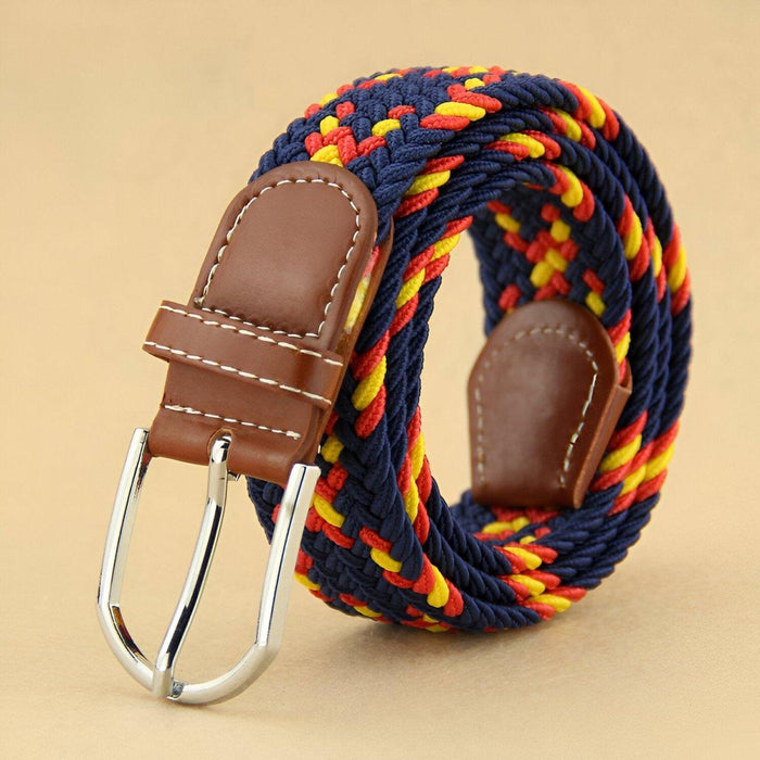 Unique Men's Elastic Braided Belt, Verlin Model