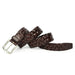 Braided leather belt for women Ernest
