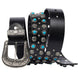 Double buckle belts for women