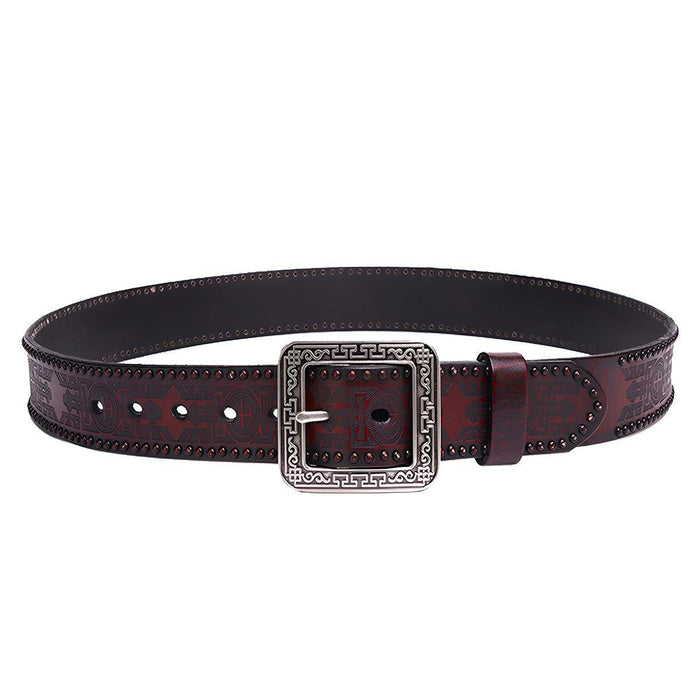 Unique Western Leather Belt For Woman, Daksha Model