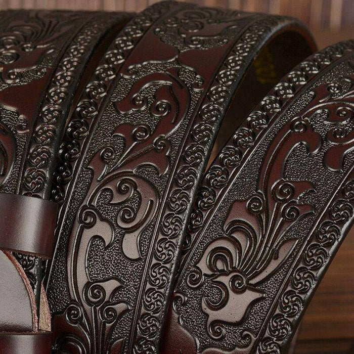 Men's genuine leather belts