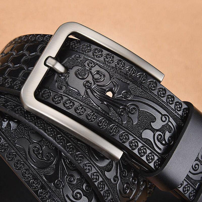 High-quality leather belts for men