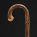 Chestnut Walking Stick with Root, Crook Handle Unique Design