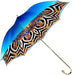 Chic Blue Handcrafted Umbrella Exclusive Design