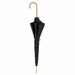 Chic Brass Crystal Black Umbrella for Women