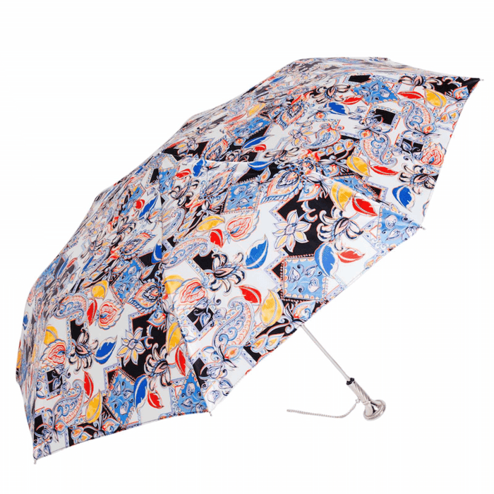 Chic Colorful Brass Handle Fashionable Umbrella