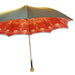 Chic Cream and Red Umbrella with Exclusive Design