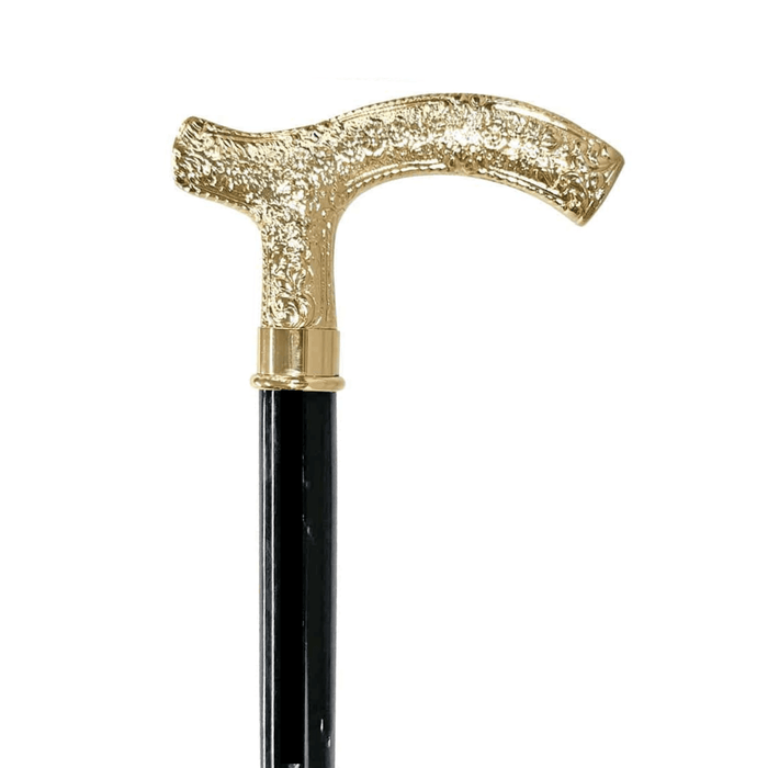 Chic Design Elegant Walking Stick - Goldplated 24K