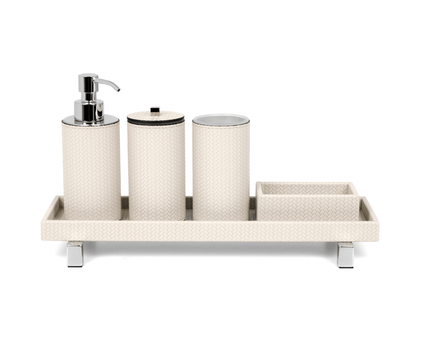 Stylish high-quality round bathroom set with designer flair