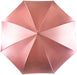 Chic Double Canopy Umbrella in a Luxurious Pink Satin