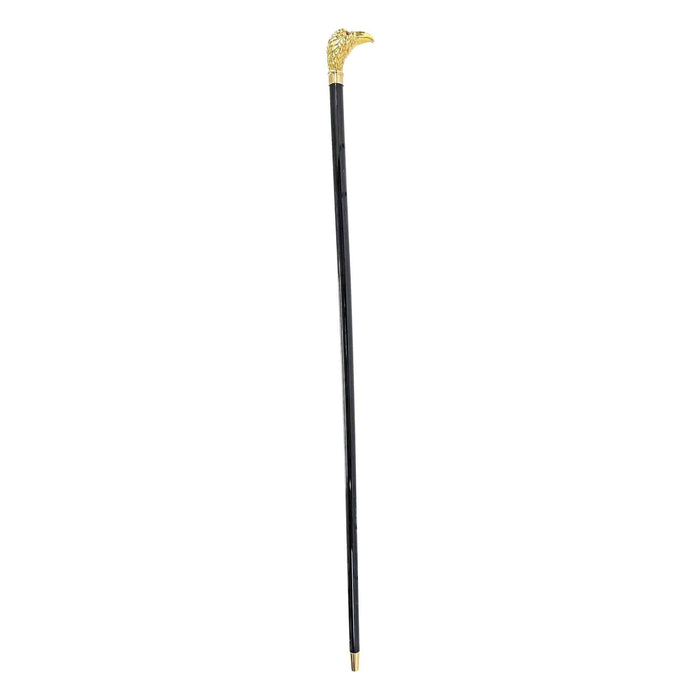 Chic Eagle 24K Gold-plated Walking Stick with Red Stone