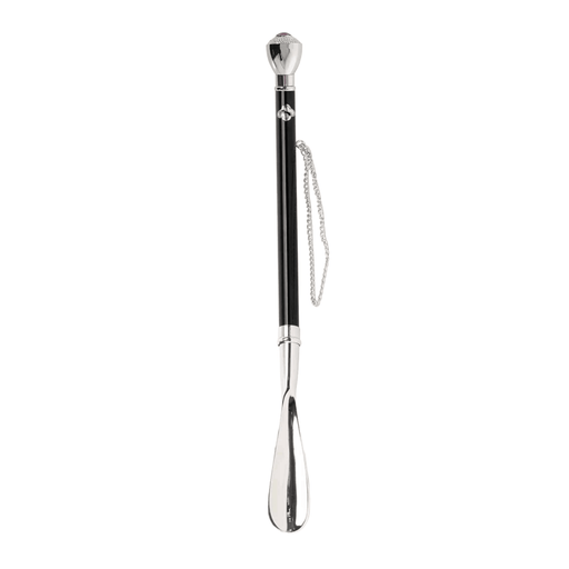 Chic Elegant Crystal Encrusted Knob Handle Shoehorn