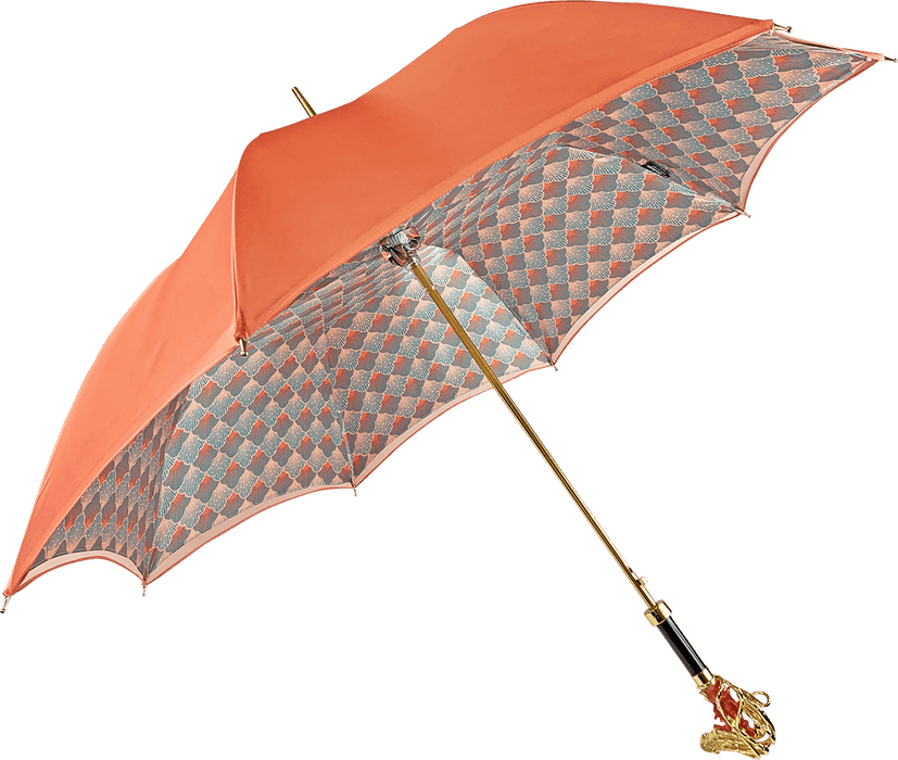 Chic Gold-plated Octopus Design Umbrella with Crystals