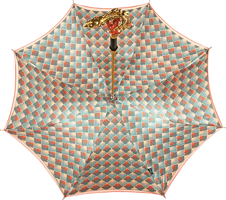 Chic Gold-plated Octopus Design Umbrella with Crystals