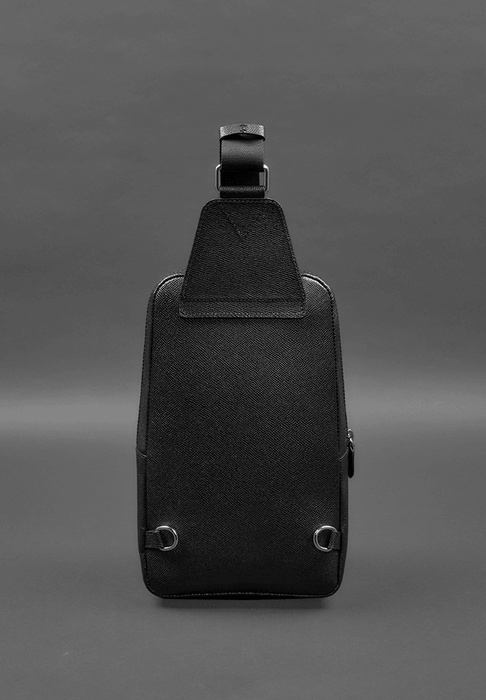 Chic Leather Sling Bag for Men – Elegant One-Shoulder Chest Pack