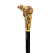 Chic Luxury Frog Handle with Crystals Walking Stick