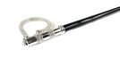 Chic Silver-plated 925 Walking Stick with Crystals