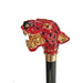 Chic Sparkling Red Leopard Design Umbrella