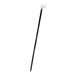 Chic Walking Stick Cane Lacquered in an Ivory Color