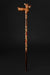 Christmas Wooden Deer Walking Cane Candy Stick, Hand Carved