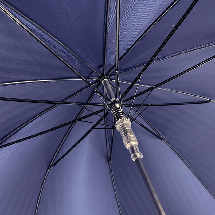 Classic Blend of Sophistication and Style Elegant Navy Blue Men's Umbrella