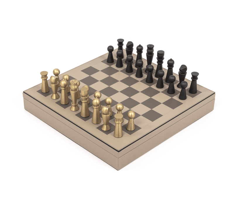 Elegant Dual Game Board Featuring Classic Chess and Checkers for Family Fun